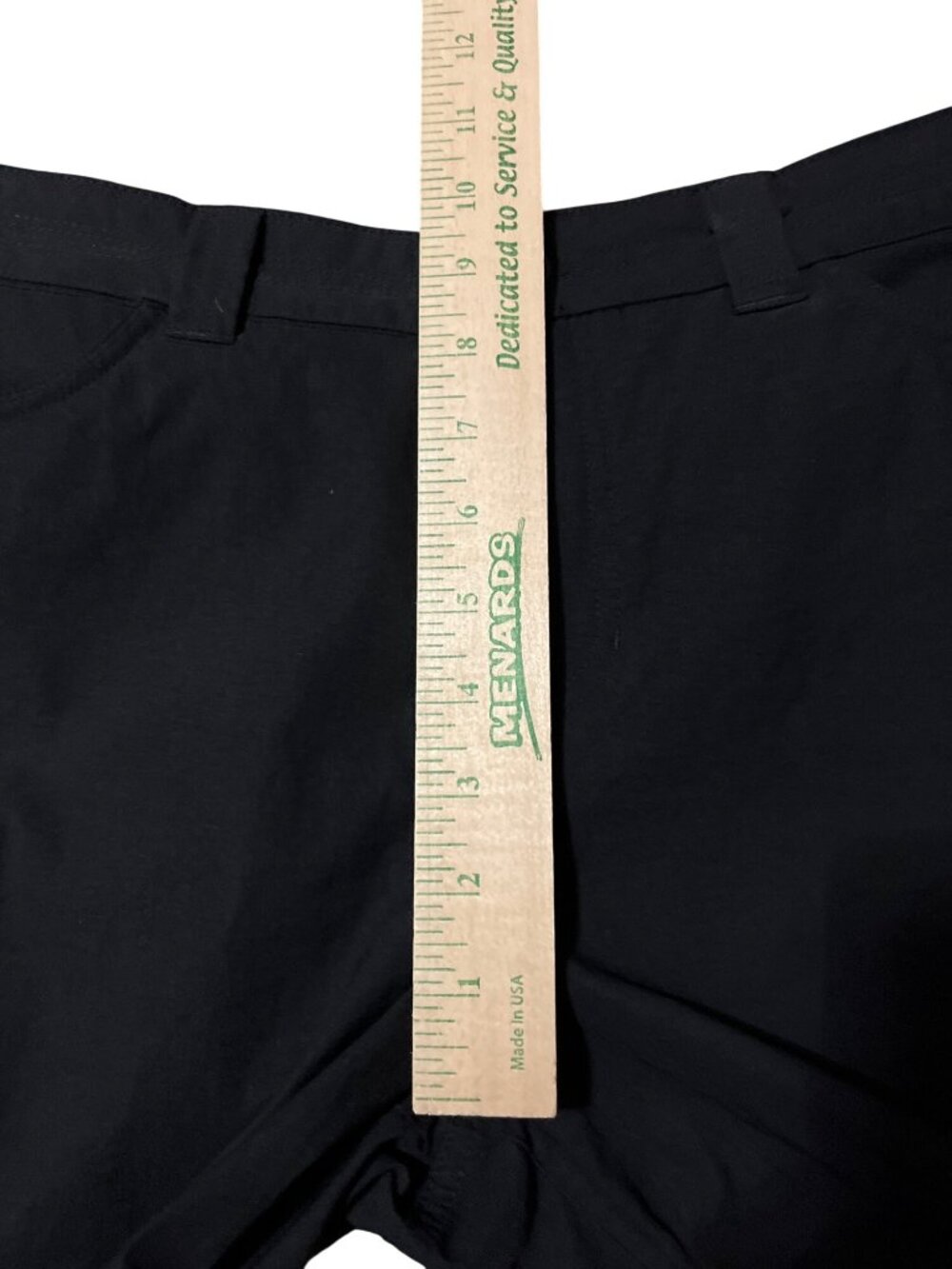 Eddie Bauer Womens 8 Black Cargo Capri Pants Outdoor Hiking Casual Stretch - Picture 11 of 15